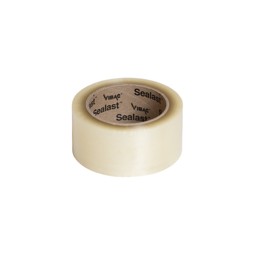 Clear packing tape roll, 66 m