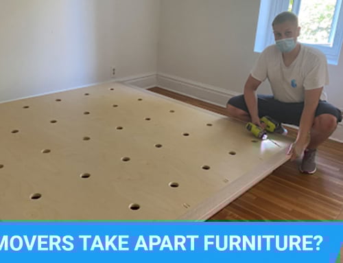 Do movers take apart furniture?