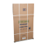 Space Saver Wardrobe Box with metal hanging bar 24" × 24" × 42"